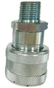 picture of Tecpos Ball Type Cylinder Coupler - 3/8 Inch Thread Male Ball - [GT-TBC382M]