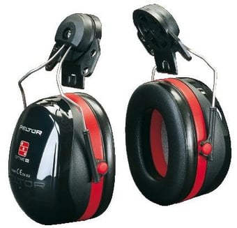 Picture of 3M Peltor Optime III H540P3 Ear Muffs for 3M Helmets - SNR 30 - [3M-H540P3E-413-SV]