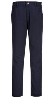 picture of Portwest FR404 FR Stretch Trousers Navy - PW-FR404NAR