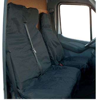 picture of Maypole MP6525 Universal Van/Pick-Up Seat Cover Set Black - [MPO-6525]