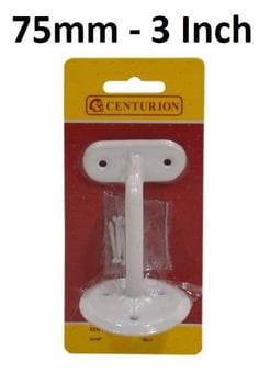 picture of White Hand Rail Bracket - 75mm - [CI-GI19P]