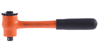 Picture of Boddingtons Electrical Insulated 1/2" Square Drive Reversible Ratchet Lever - 260mm x 85mm - [BD-131312]