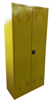 picture of Hyde Park Hazardous COSHH 2-Door Cabinet - 1950 x 900 x 400 - [HPE-HTC001]