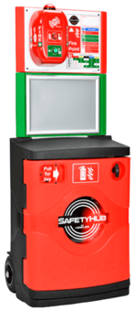 Picture of Howler SafetyHub Fire Point c/w Cabinet Signage and Siteplan Holder - [HWL-SHR01]