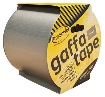 picture of ProSolve Gaffa Tape - 100mm x 50m - Silver - [PV-GAFTS100]