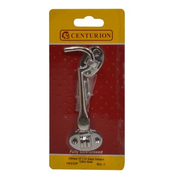 Picture of CP Silent Pattern Brass Cabin Hook - Polished Chrome - 100mm - [CI-HE232P]
