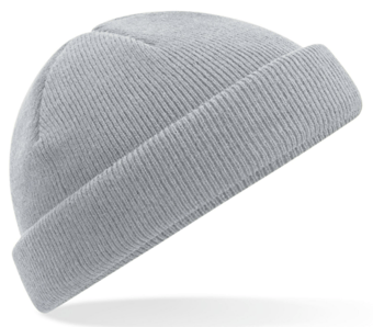 Picture of Beechfield Recycled Mini Fisherman Beanie - Light Grey - [BT-B43R-LGY]