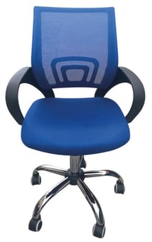 picture of LPD Furniture Tate Mesh Back Office Swivel Chair - Blue - [PRMH-LPD-TATEBLUE]