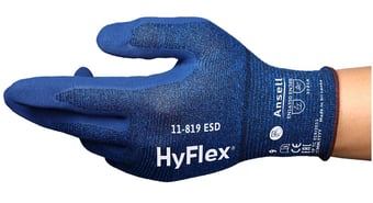 picture of Ansell 11-819 HyFlex ESD Protection Gloves Touchscreen - AN-11-819 - (NICE)