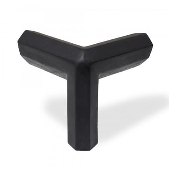 Picture of TRAFFIC LINE - Edge Protection - TRAPEZE - External Tri Corners - SELF ADHESIVE - Black [MV-422.18.641]