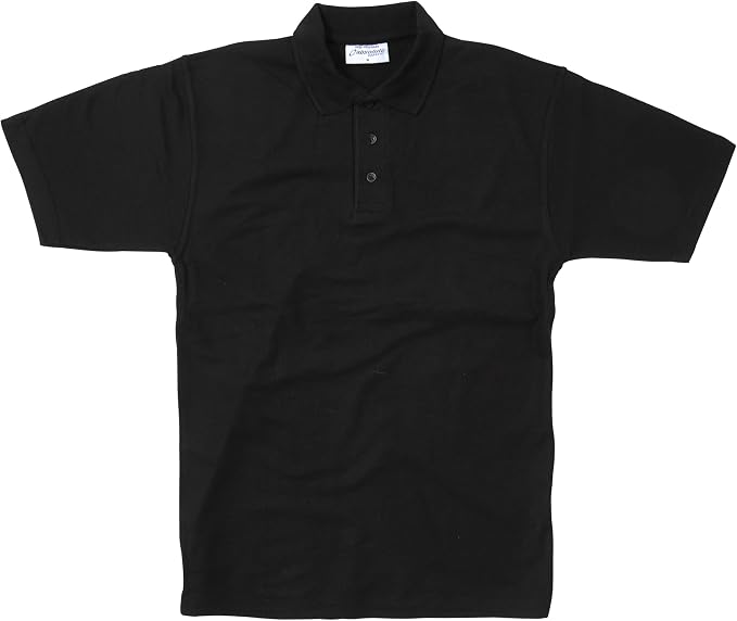 Absolute Apparel - Hallmark Polo Shirt - 220gm - Black - [AP-AA10-BLK] - (DISC-W)