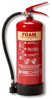 picture of Firechief 6L Foam Fire Extinguisher - A and B Fires - [HS-FXF6]