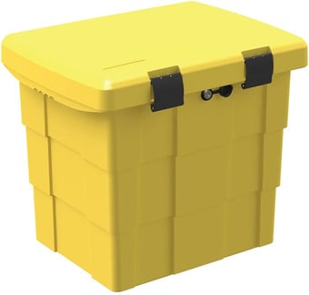 picture of Yellow Grit Bin / Storage Box - 650 x 500 x 570mm - Capacity 108L - [HS-108-1049]