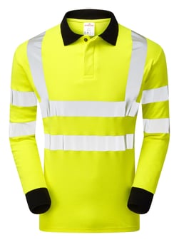 picture of Pulsar FR-AST ARC Yellow Polo Shirt - PR-PARC21