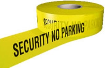 picture of Security Tape - Security No Parking - 75mm x 250m - [AS-SBT3]