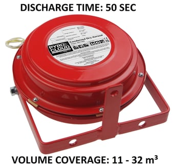 picture of Firechief - PyroCloud SSS11005 - Condensed Dry Aerosol - 217 x 99 mm - [HS-141-1045] - (LP)