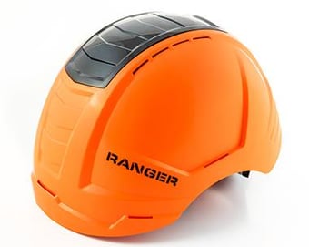 Picture of Alpha Solway Ranger - Orange & Black Helmet with Crashbox Technology Integrated - [AL-RANGERHVO(BK-C/Box)]