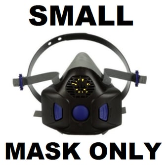 picture of 3M - Secure Click Reusable Half Face Mask With Speaking Diaphragm - HF-800 Series - Small  - [3M-HF-801SD] - (LP)