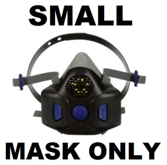 picture of 3M - Secure Click Reusable Half Face Mask With Speaking Diaphragm - HF-800 Series - Small  - [3M-HF-801SD] - (NICE) (AR)