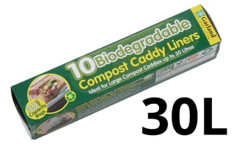 picture of Garland 10x Biodegradable 30lt Compost Caddy Liners On Roll - [GRL-G116]