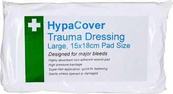 picture of HypaCover Sterile Trauma Dressing - Large - 15cm x 18cm Pad Size - [SA-D8105]