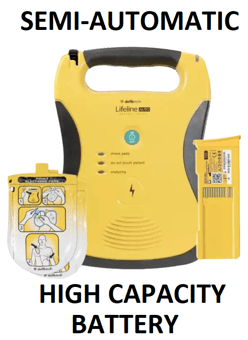 picture of Defibtech Lifeline AED Semi-Automatic Defibrillator High Capacity - [MLC-DCF-E110SG-UK]
