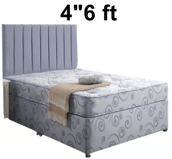 picture of Alba Economy Bed - Set - 4ft 6"- [ABF-ABD-ECO-12]