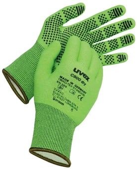 picture of Uvex 60499 C500 Dry Dyneema Anti Cut Safety Gloves - TU-60499