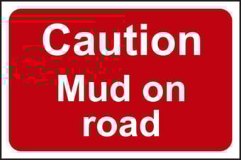Picture of Spectrum Caution Mud On Road - FMX 600 x 400mm - [SCXO-CI-13926]