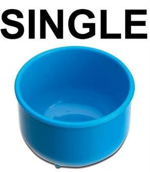 picture of Non Sterile Polypropylene Gallipot - Blue - 1.5oz - 1 Piece - [ML-W4111] - (DISC-R)