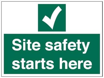 Picture of Site Safety Sign - 600 x 450Hmm - Rigid Plastic - [AS-MA205-RP] 