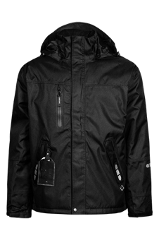 picture of Breathable Black Jacket - Detachable Hood - LS-FOX7097-07