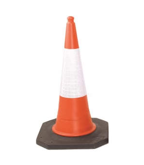Picture of Oxford - Highwayman 2 Part Orange Traffic Cone - 750mm - D2 Sleeved - [OX-09101] -  (DISC-R)