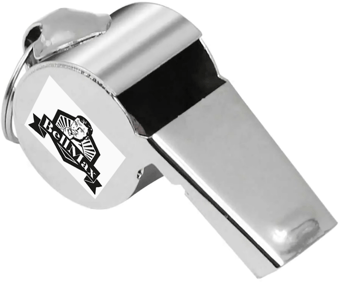 picture of BellMax - Silver Stainless Steel Whistle - 120dB - [SHU-E-RW-03] - (DISC-W)