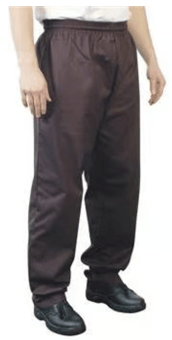 picture of Bonchef Black Baggy Fitting Chef's Trousers - AP-B703