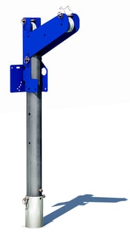Picture of Tractel Davimast PPE Anchor with 20mtr Carol Material Lifting Winch - [TRC-210188-293799-210108] - (LP)