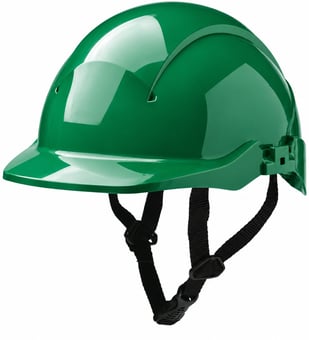 Picture of Centurion Concept SecurePlus Green Safety Helmet - Unvented - Slip Ratchet - Reduced Peak - [CE-S08CGL]