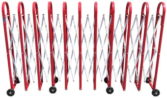 picture of Way4Now Expandable Red-White 5 m Barrier Iron-Aluminium - SHU-B-EB-36