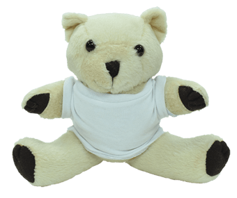 picture of Branded With Your Logo - Teddy Bear 10? - Honey - 1 T-Shirt Included - [MT-TEDDY/BEAR/HON/10]