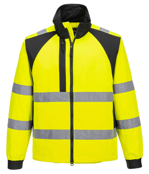 picture of Portwest CD861 - WX2 Eco Hi-Vis Work Jacket Yellow/Black - PW-CD861YBR
