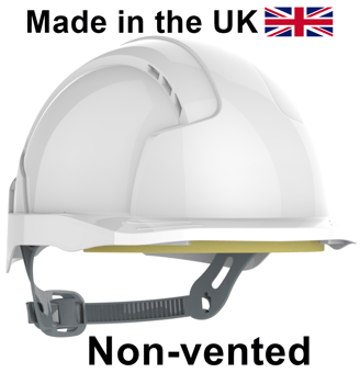 picture of Jsp EVOLite® Safety Helmet Micro Peak Slip Ratchet White - [JS-AJC160-000-100] - (DISC-R)