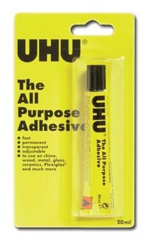 Picture of UHU The All Purpose Adhesive - Universal Application - 20ml Tube - [AF-4026700428704] - (DISC-W)