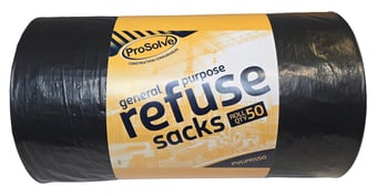 picture of ProSolve General Purpose Refuse Sack - Roll of 50 - [PV-PVGPRS50]