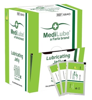 picture of MediLube Lubricating Jelly - 5g Sachet - Sterile - Pack of 100 - [FA-6640] - (DISC-X)