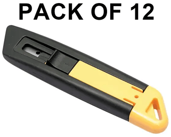 picture of Retractable Safety Knife - Left Handed - Pack of 12 - [SLB-402996] - (LP)