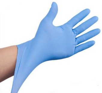 picture of Supreme TTF Disposable Blue Vitrile Powder Free Gloves - Box of 100 - HT-NELO5.0