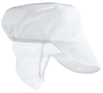 Picture of Portwest Chefswear White Snood Cap - One Size - [PW-S896WHR]