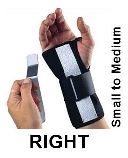 Picture of Body-Tec Carpal Tunnel Neoprene Support Wrist Brace - S/M - RIGHT - BU-N1B-RIGHT - (DISC-W)