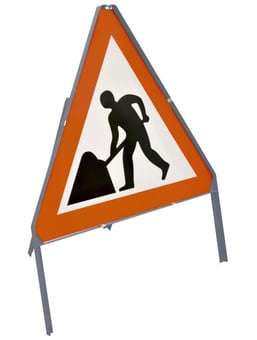 Picture of Spectrum 600 x 450mm Road Sign Stanchion - Double Sided - [SCXO-CI-14658]