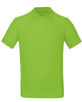 picture of B&C Men's Organic Inspire Polo - Orchid Green - RLW-BA260ODGN